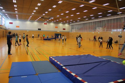 Pausensport in der Gersprenzhalle