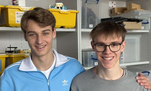 Lasse Majka (li.) und Justus Reinecke