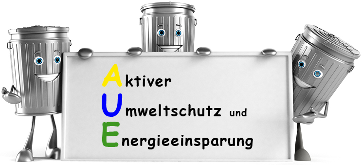 Logo "Aktiver Umweltschutz und Energieeinsparung"